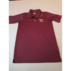 Russell Athletic Mens Minnesota Golden Gophers Polo Shirt Maroon Medium‎ NCAA